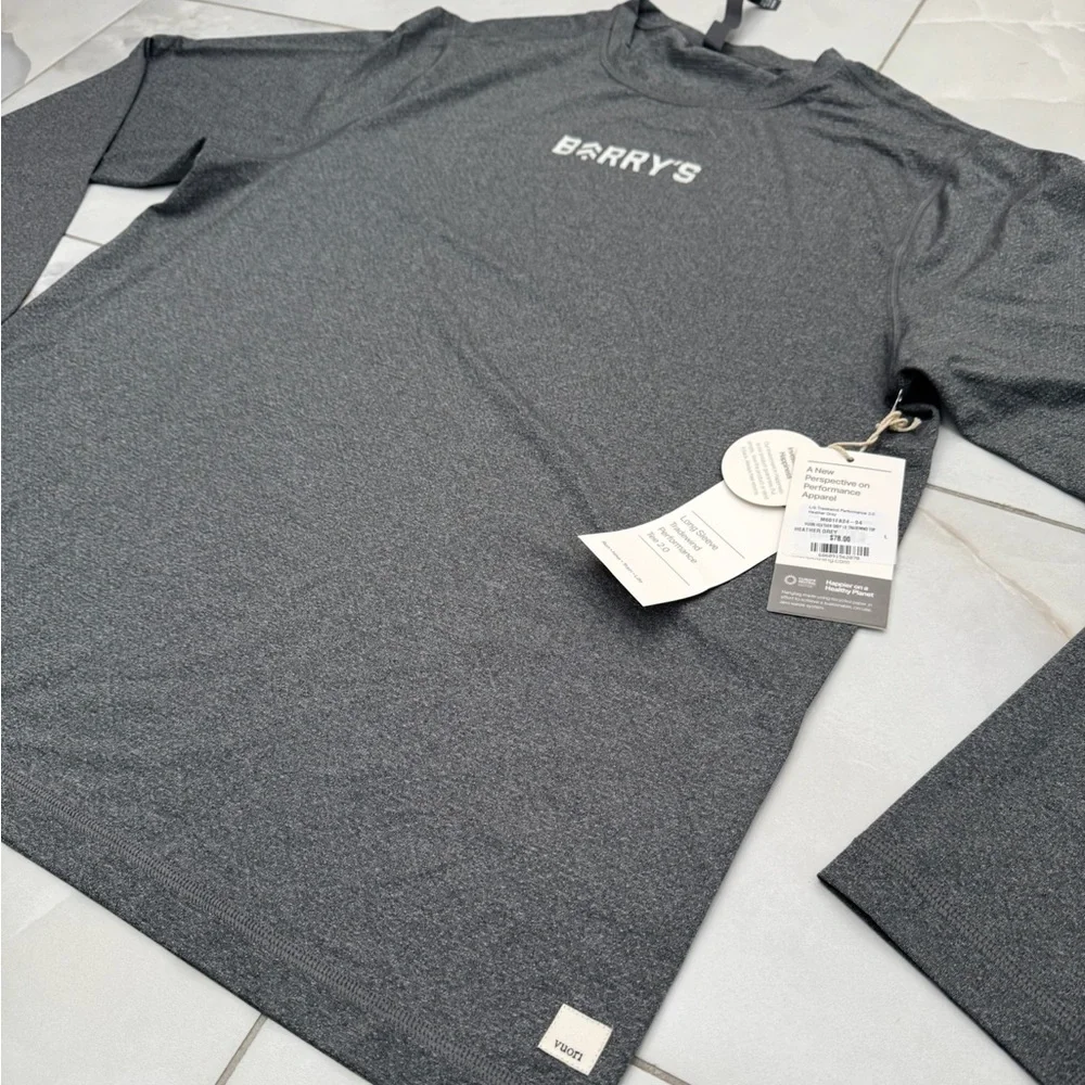 🆕 Vuori x Barrys Rare Release Mens Tradewind Tech Long Sleeve Tech Tee Shirt - Picture 7 of 12